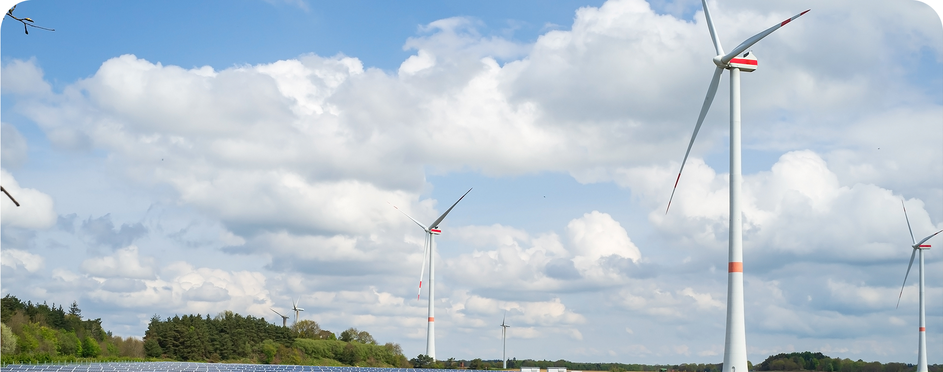 Zonne-/windenergiecentrales